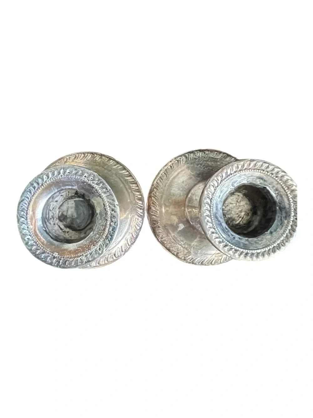 Duchin Creation • Sterling Silver Weighted Candlestick Holders 2.75” Short